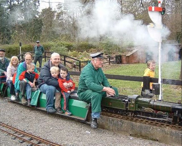 Heath miniature railway in Cardiff