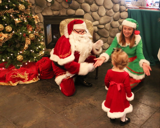 Santa's Grotto at Garforth Garden Centre 2017 in Leeds