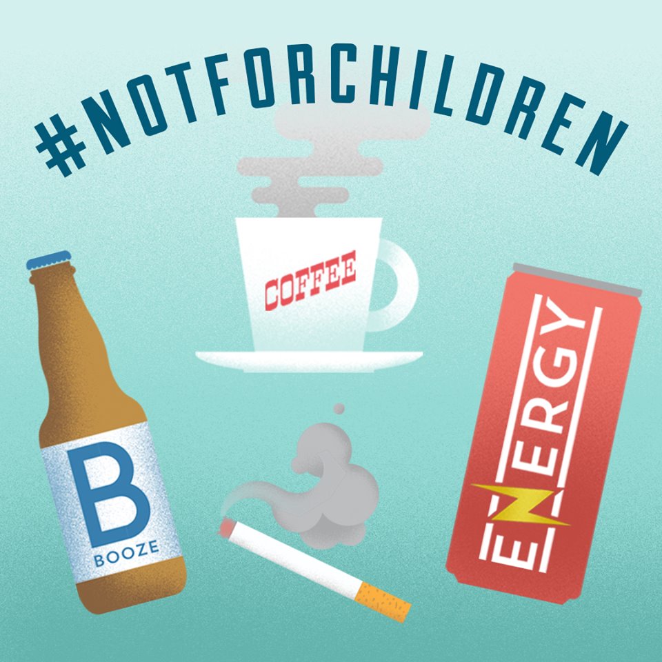 Should Energy drinks be banned for children under 16? NotForChildren