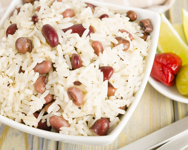 Rice and peas recipe Families Online