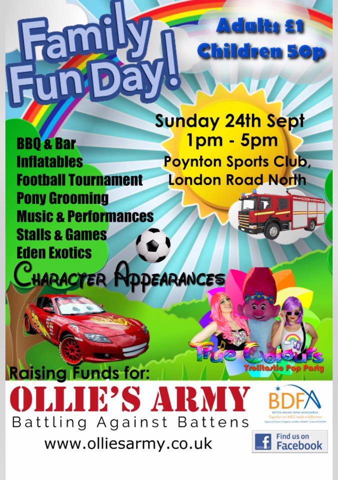 Ollie's Army Fun Day in East Cheshire