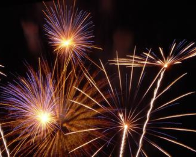 Firework Display At Sutton Cricket Club In St Helens