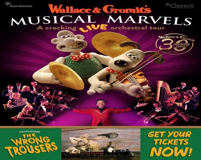 Wallace & Gromit’s Musical Marvels Leicester in Leicestershire